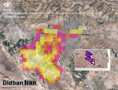 ادعای زاکانی و چمران رد شد؛ گاز متان بر فراز تهران وجود دارد +عکس