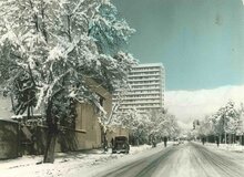  بارش برف، در تهران سال ۱۳۵۲+تصاویر