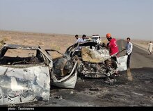 تصادف زنجیره‌ای شوتی‌ها جان ۴ نفر را گرفت
