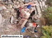 اولین تصاویر از مینی بوس واژگون شده با ۲۶کشته و مصدوم در پالنگان کامیاران/ FILM