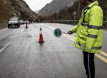 انسداد موقتی شبانه جاده هراز