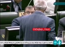 تلاش عجیب الیاس نادران در مجلس برای قرار گرفتن مقابل دوربین!/ FILM
