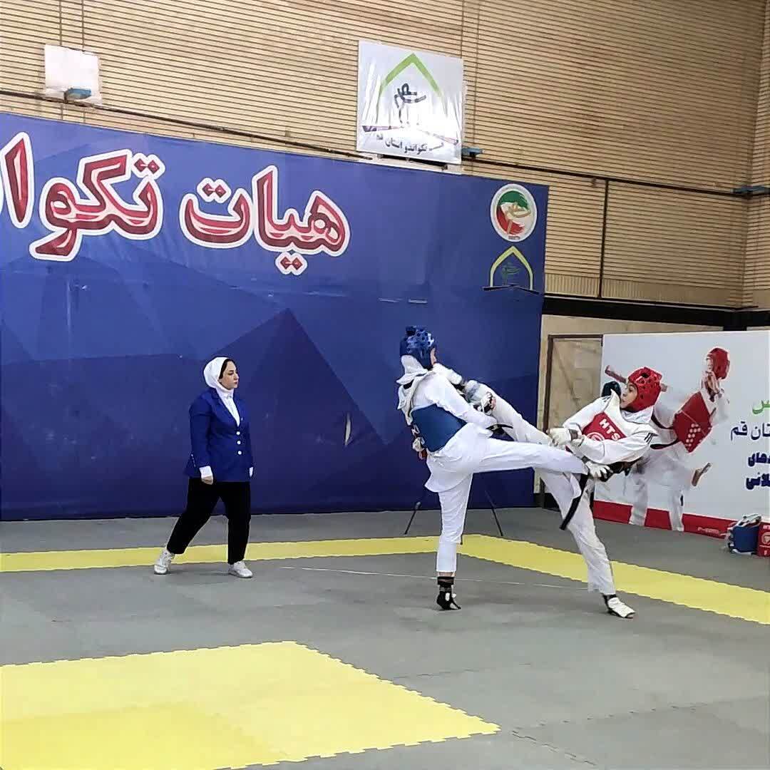 ۲ طلا و ۵ برنز دستاورد تیم تکواندو قم در اراک