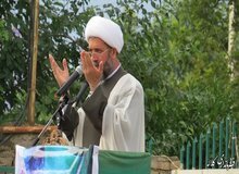 حمله  امام جمعه مینودشت به معترضان: وقتی مصلحت دیدیم سیل خروشان بسیج بیست میلیونی بر سرتان فرود خواهد آمد