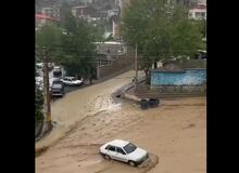 ببینید:ورود سیلاب به رودهن تهران+فیلم