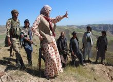 سلیمه مزاری فرماندار زن شهرستان کنت اسیر طالبان شد