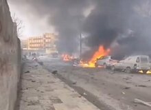 ۱۲ کشته در انفجار خودروی بمب‌گذاری شده در منبج سوریه