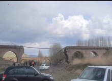 حمله هوایی به پل راه آهن در نزدیکی روستای امین آباد