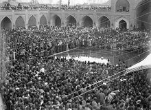 عزاداری محرم ۲ قرن پیش چگونه بود؟ / عزاداران در لنز عکاس نامدار گرجستانی + عکس ها