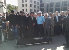 گزارش تصویری از مراسم بدرقه زنده یاد " محمد بسته نگار" در حسینیه ارشاد