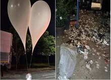کره شمالی بیش از ۳۰۰ بالن زباله به کره جنوبی ارسال کرد