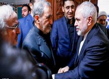 ناطق‌نوری، ظریف و وزیر اطلاعات در مراسم ختم خواهر ولایتی + عکس
