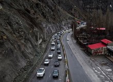 جاده چالوس یک‌طرفه شد