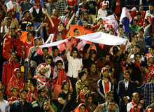 خوشحالی هواداران پرسپولیس به خاطر گل الهلال
