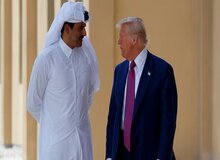 دیدار قریب الوقوع ترامپ با شیخ تمیم در هواپیما