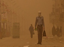 خاک در راه خوزستان