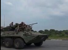 فریاد «الله اکبر» جنگجویان چچنی در مسیر روستوف در حمایت از پوتین+فیلم 