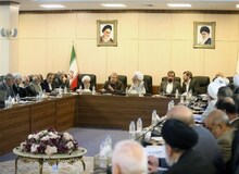 غیبت آیت‌الله شاهرودی و ۲ رئیس قوه در جلسه مجمع تشخیص + عکس
