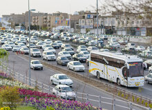 ترافیک سنگین در ۳ محور شمالی و انسداد ۶ محور شریانی و غیرشریانی