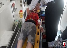 سقوط یک کودک از پشت‌بام در تهران/ تصاویر