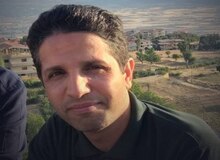 تصویری از عضو سپاه پاسداران که در حمله جنگنده های اسرائیل به شهادت رسید