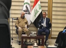 دیدار الکاظمی با رئیس سازمان الحشد الشعبی