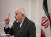 35 تصویر جالب از نشست خبری ظریف در روزی که صداوسیما وزیر را سانسور کرد