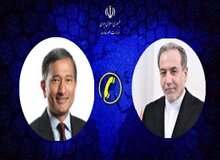گفتگوی تلفنی وزیر امور خارجه ایران و سنگاپور