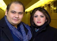  غزل بدیعی در مراسم تشییع پیکر همسرش زنده‌یاد رضاداودنژاد + فیلم