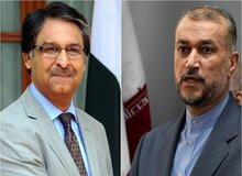 گفتگوی وزرای خارجه ایران و پاکستان 