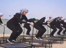 به خاطر ورزش در ساحل؛ آسیه دنیاری و آمنه کعبی، مربیان جامپینگ فیتنس ماهشهر تعلیق شدند+ تصاویر