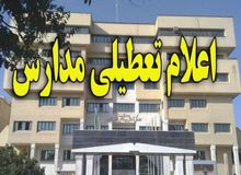 مسعود ثقفی، سخنگوی اموزش و پرورش شهر تهران خبر داد:همه مدارس شهر تهران تا آخر هفته تعطیل است