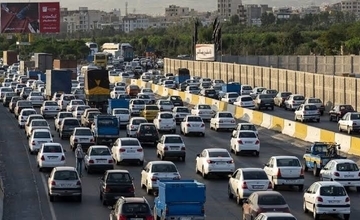 ترافیک پرحجم و سنگین در محورهای آزادراهی قزوین