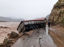 ارتباط خرم آباد با اندیمشک قطع شد