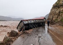 ارتباط خرم آباد با اندیمشک قطع شد