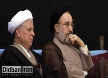  هاشمی رفسنجانی: معاون وزیر اطلاعات گفت اطرافیان خاتمی برای متلاشی کردن مدیریت این وزارتخانه فشار می آورند