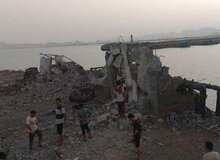 اولین تصاویر از حمله آمریکا به آب‌شیرین‌کن بونجی جاسک