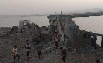 اولین تصاویر از حمله آمریکا به آب‌شیرین‌کن بونجی جاسک
