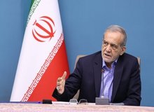 قطع ناگهانی پخش زنده یک مراسم با حضور رئیس‌جمهور/ آژیر های سالن به صدا درآمد و پزشکیان سالن را ترک کرد
