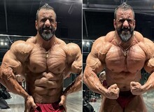 ژست هادی چوپان مقابل دوربین/هیکل عجیب گرگ ایرانی با گردنبند طلا+عکس