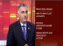 آیا تلویزیون چین به تازگی با رضا پهلوی مصاحبه کرده است؟