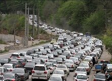تردد در مسیر جنوب به شمال جاده چالوس از ساعت ۱۷ ممنوع است