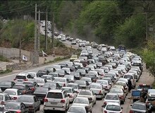 تردد در مسیر جنوب به شمال جاده چالوس از ساعت ۱۷ ممنوع است