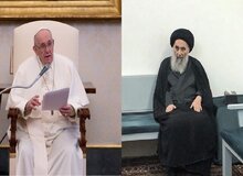  رهبر کاتولیک‌های جهان و مرجع تقلید شیعیان سند برادری امضاء می کنند