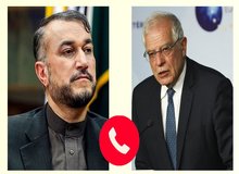 امیرعبداللهیان به بورل: آمریکا، اسرائیل را به حملات بیشتر علیه غیرنظامیان غزه تشویق می کند