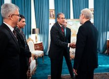 دیدار مقام امنیتی هند با لاریجانی