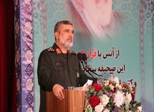سردار حاجی زاده: به لطف الهی نظام اسلامی سقوط نمی کند 