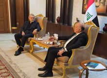 دیدار لاریجانی با وزیر خارجه عراق