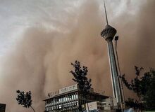 هشدار نارنجی نسبت به احتمال طوفان گرد و خاک در تهران