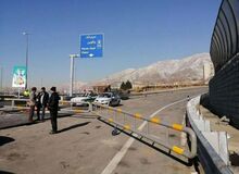 مسدودیت جاده کندوان در ساعاتی از روزهای هفته جاری
